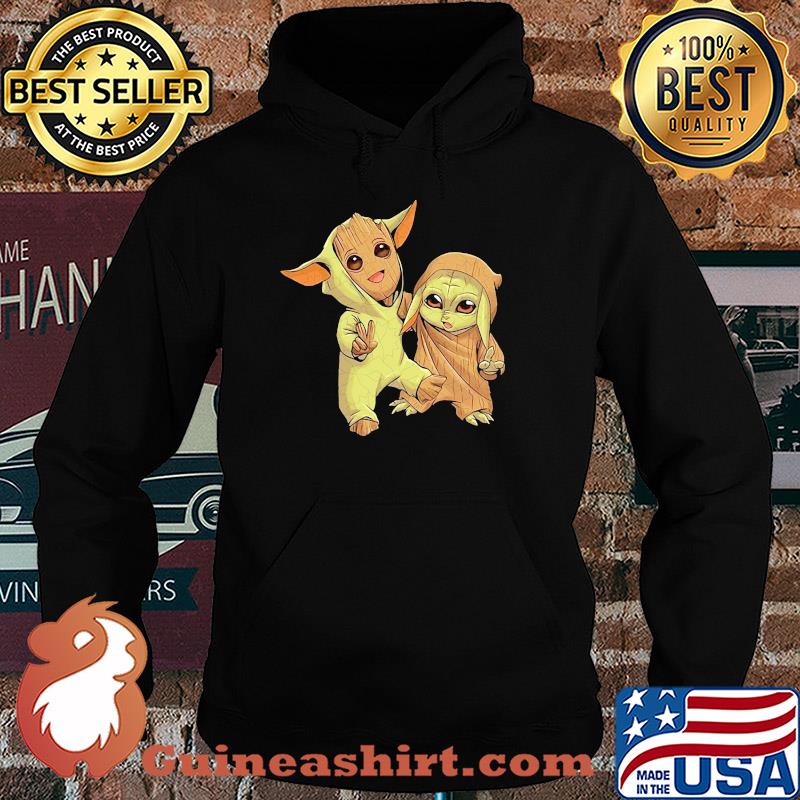 Star wars baby groot and baby yoda s Hoodie
