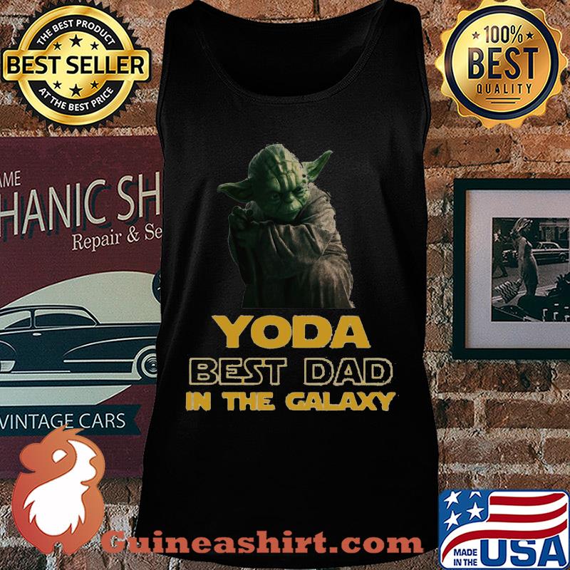 Star wars yoda best dad in the galaxy s Tank top