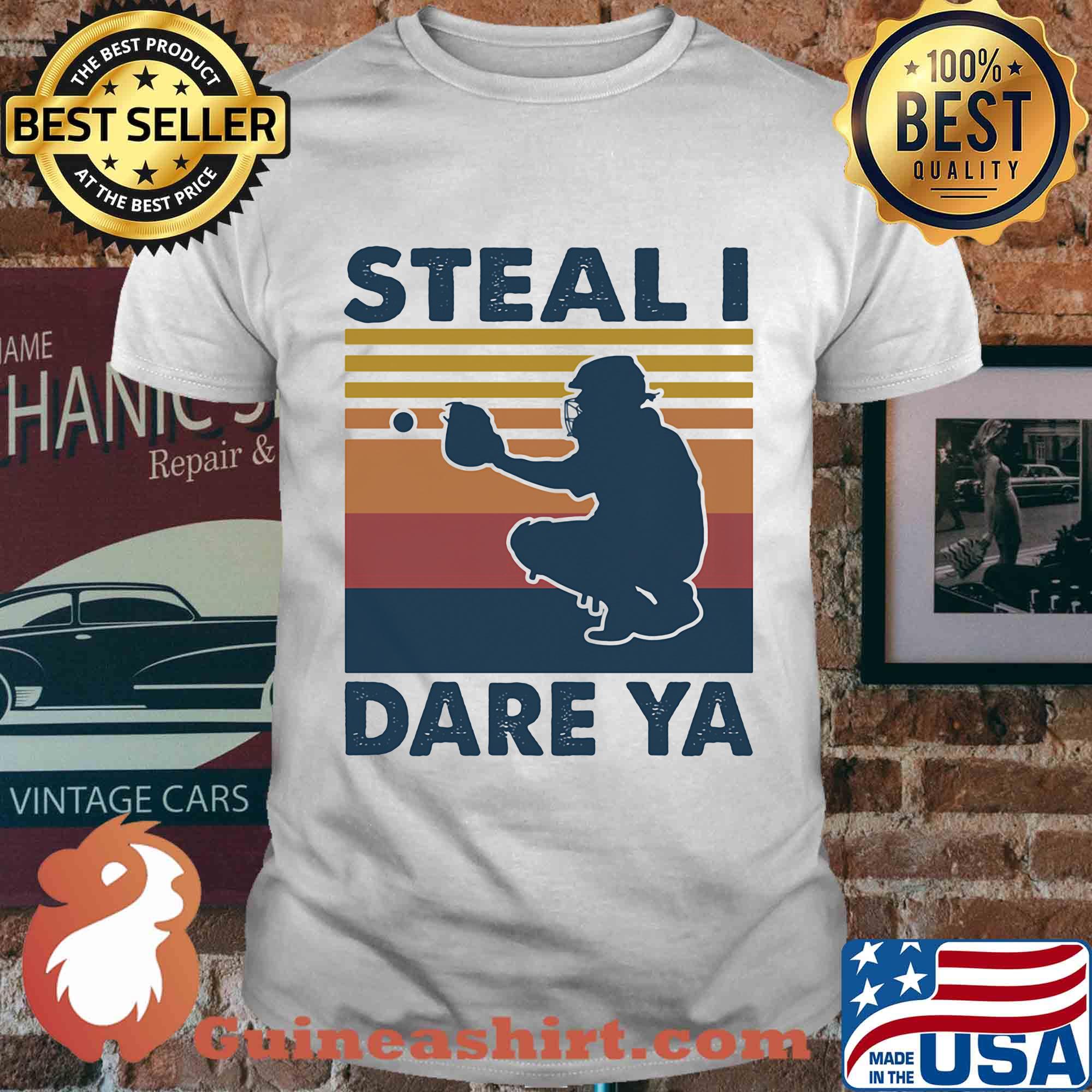 Steal I dare Ya softball vintage shirt