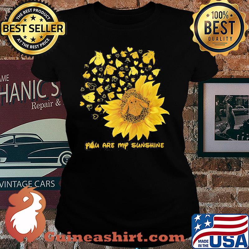 Sunflower eeyore donkey you are my sunshine s Ladies tee