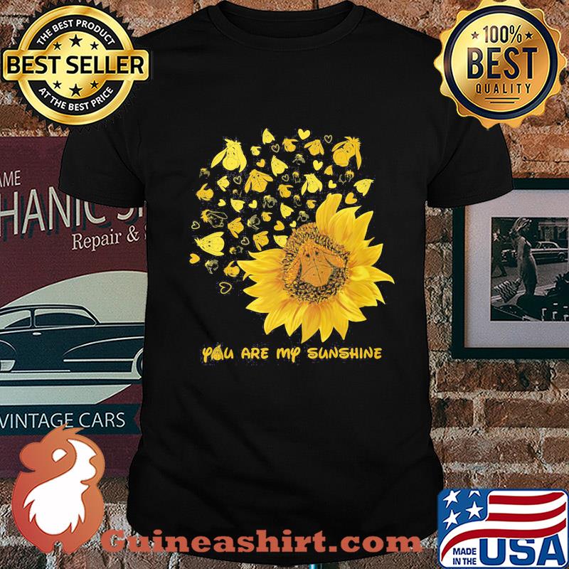 Sunflower eeyore donkey you are my sunshine shirt