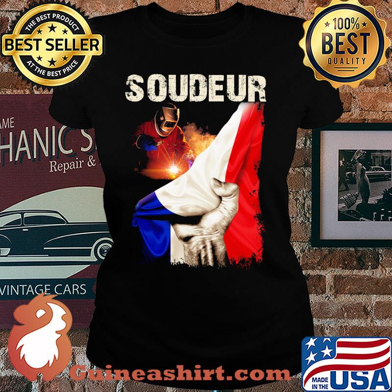 Superman Soudeur France Flag Shirt Ladies tee
