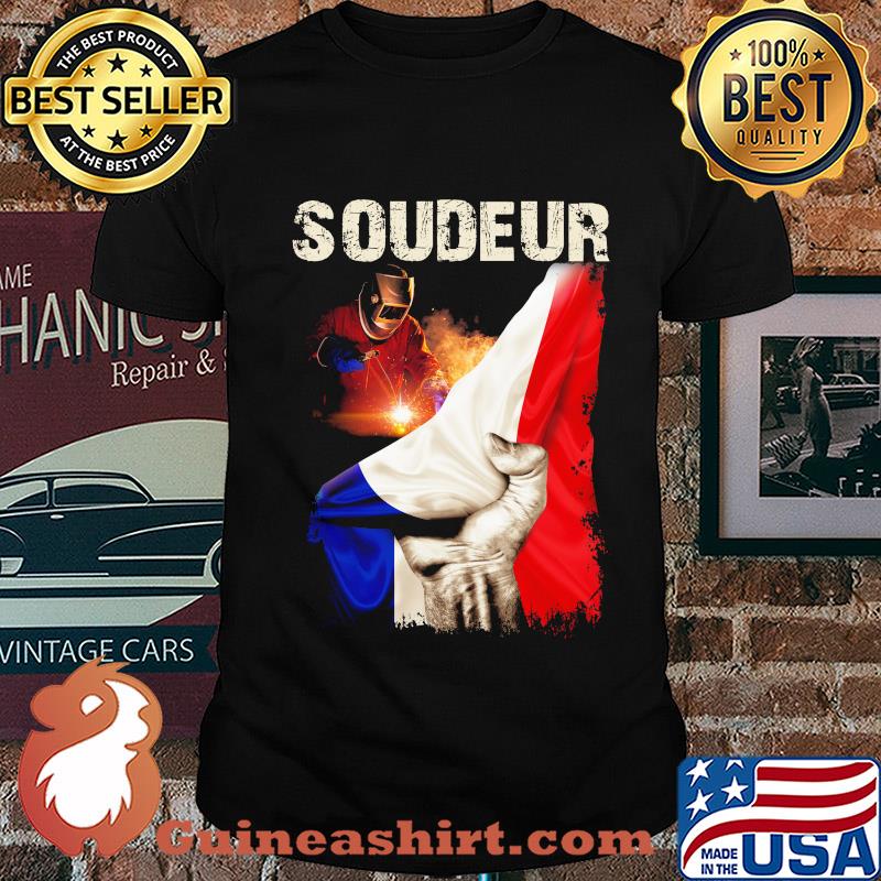 Superman Soudeur France Flag Shirt