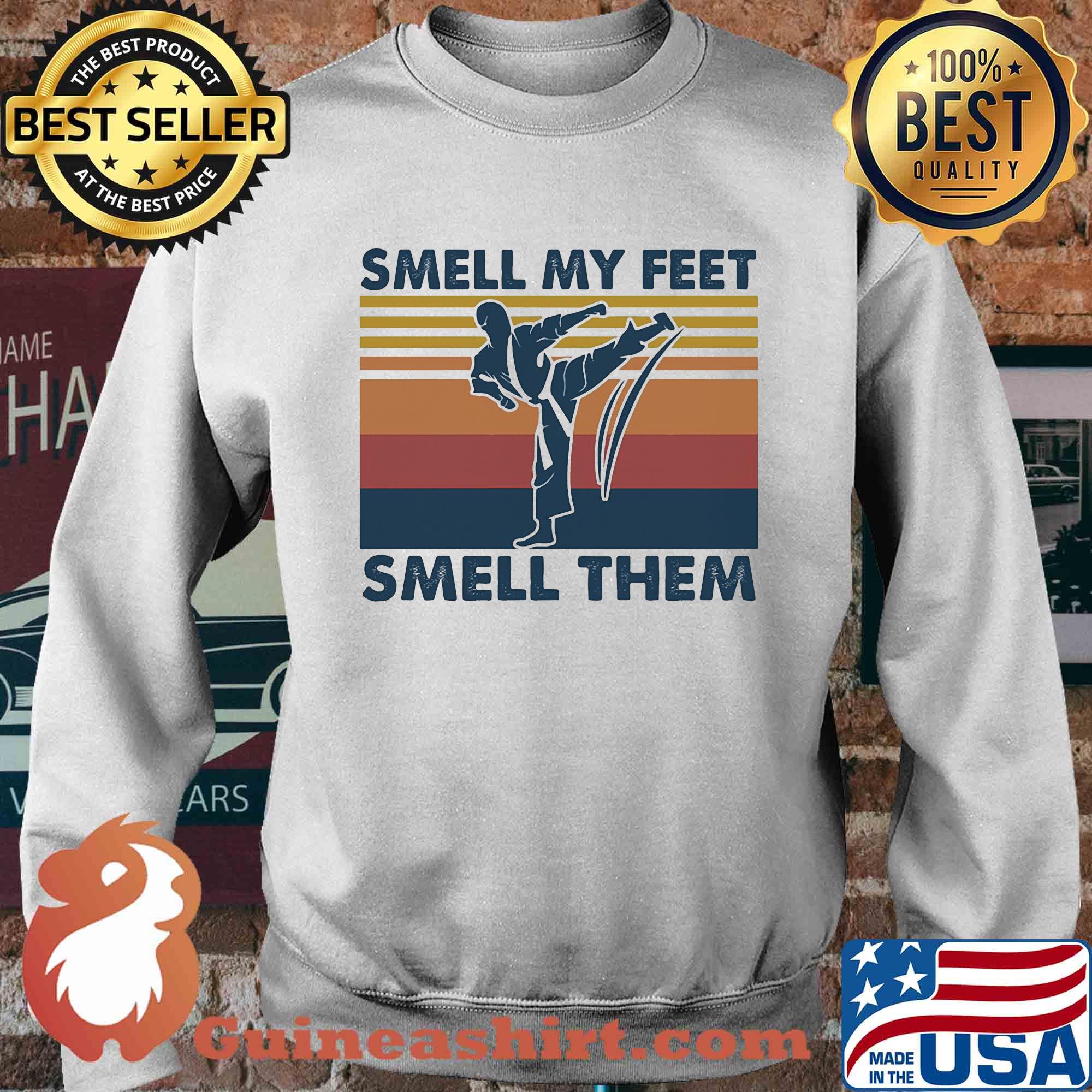 Taekwondo smell my feet smell them vintage s Sweater