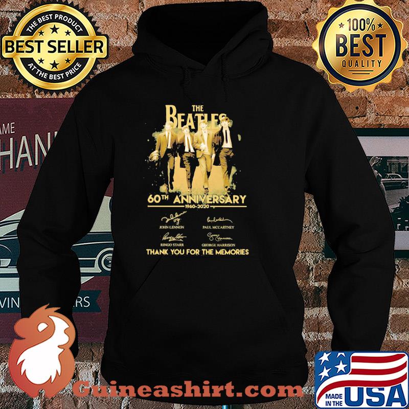 The beatles 60th anniversary thank you for the memories signatures s Hoodie