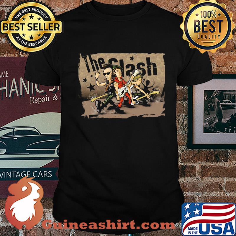The clash band cartoon shirt