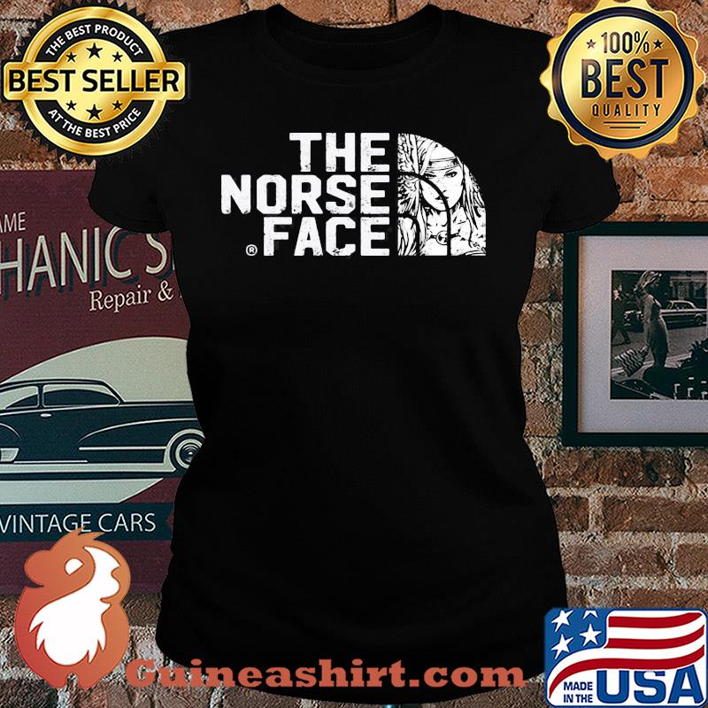 The Norse Face Shieldmaiden Viking Norse s Ladies tee