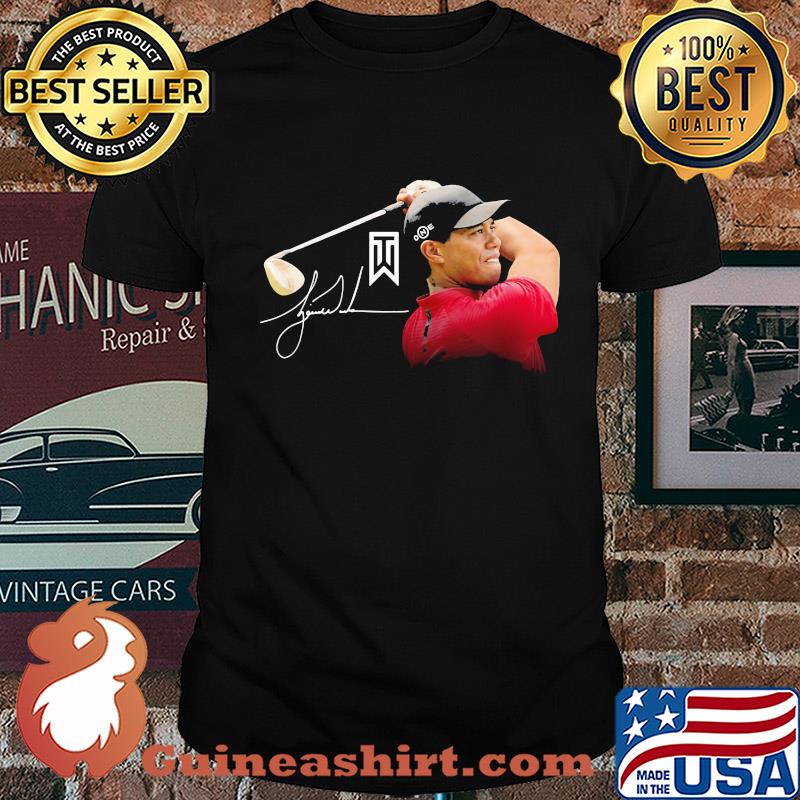 Tiger Woods master golf signature shirt