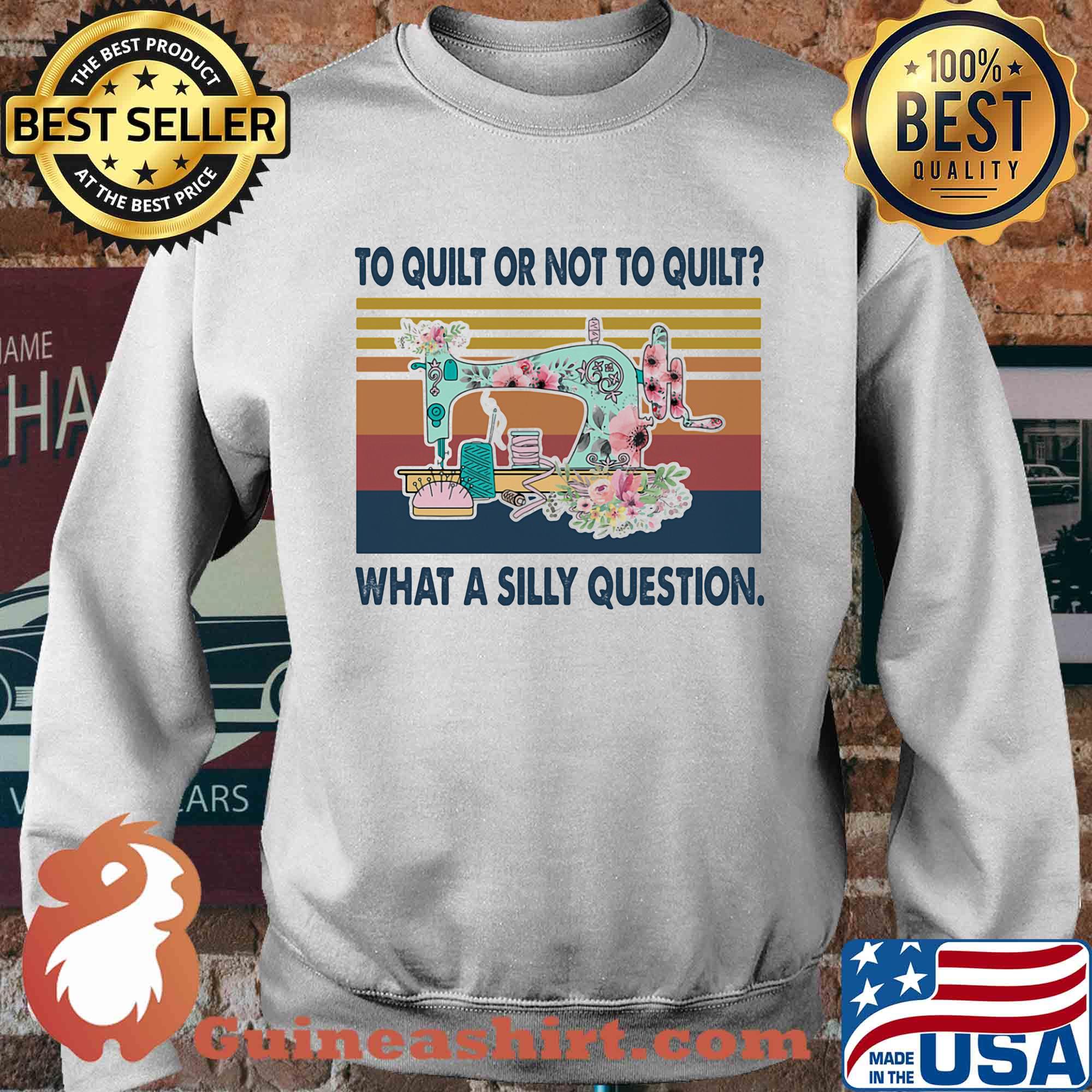 To quilt or not quilt what a silly question vintage s Sweater