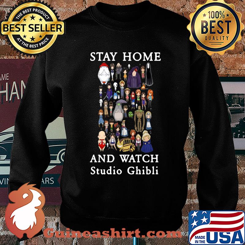 Totoro chihiro stay home and watch studio ghibli s Sweater