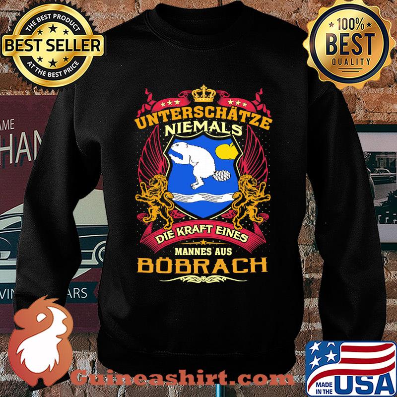 Unterschätze niemals die kraft eines mannes aus bobrach s Sweater