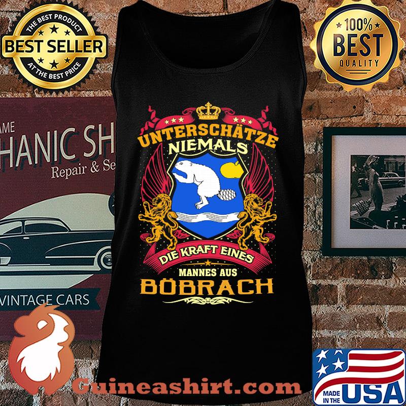 Unterschätze niemals die kraft eines mannes aus bobrach s Tank top