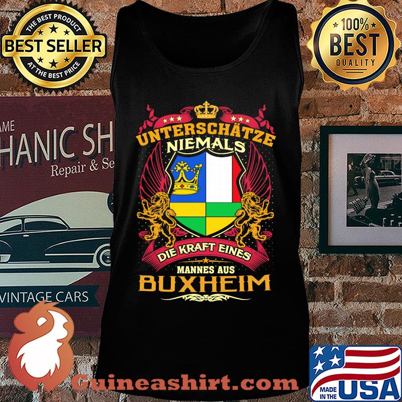 Unterschätze niemals die kraft eines mannes aus buxheim s Tank top