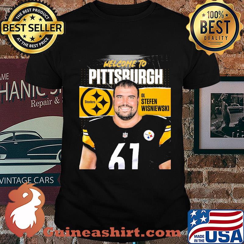 Welcome to pittsburgh steelers football team ol stefen wisniewski shirt