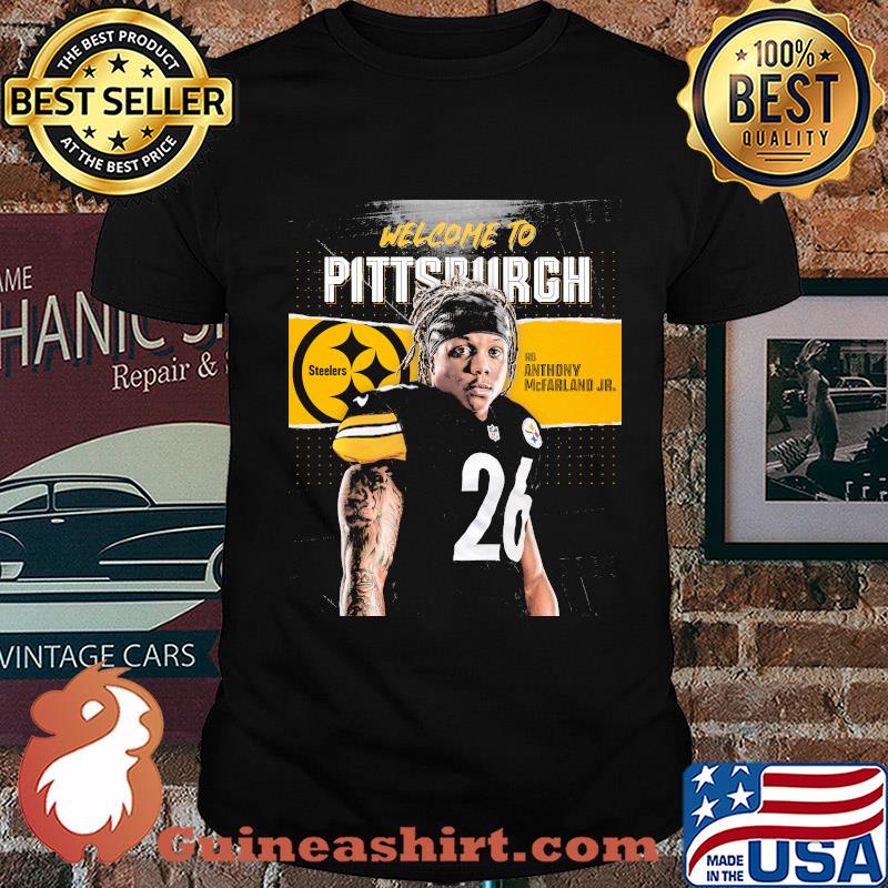Welcome to pittsburgh steelers football team rb anthony mcfarland jr shirt