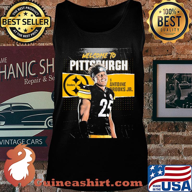 Welcome to pittsburgh steelers football team s antoine brooks jr s Tank top