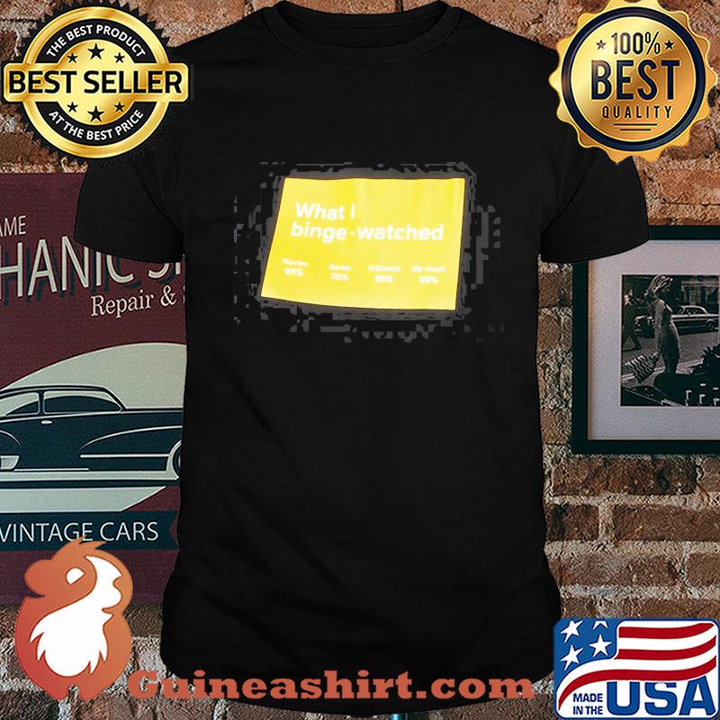 What I binge watched relaxed shirt