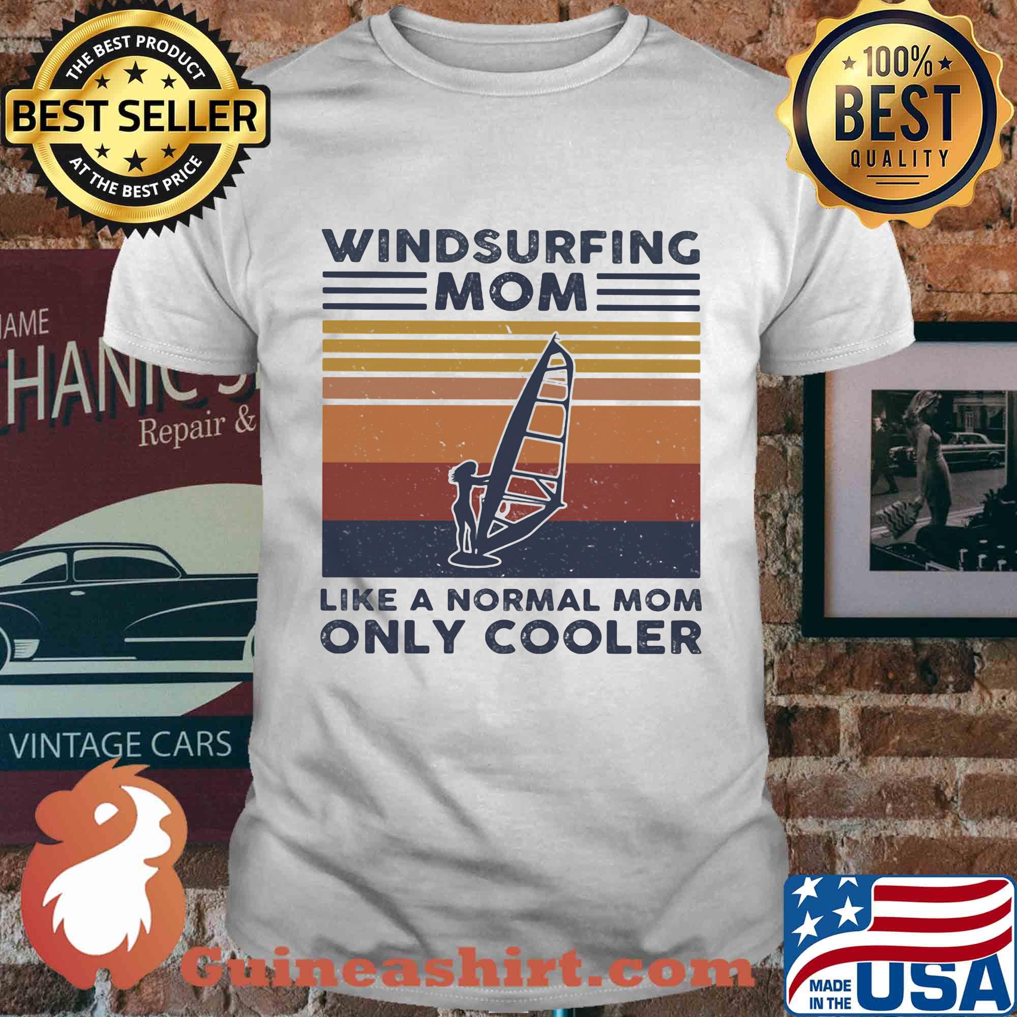 Windsurfing mom like a normal mom only cooler vintage shirt