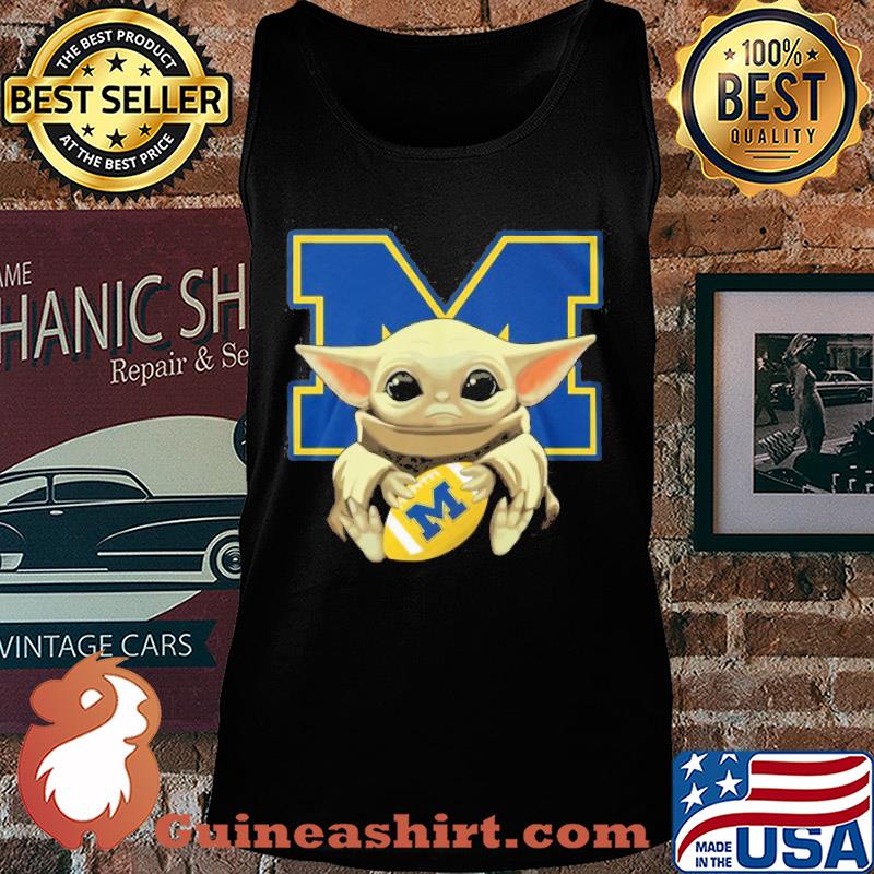 Yoda Baby hug Wolverines s Tank top