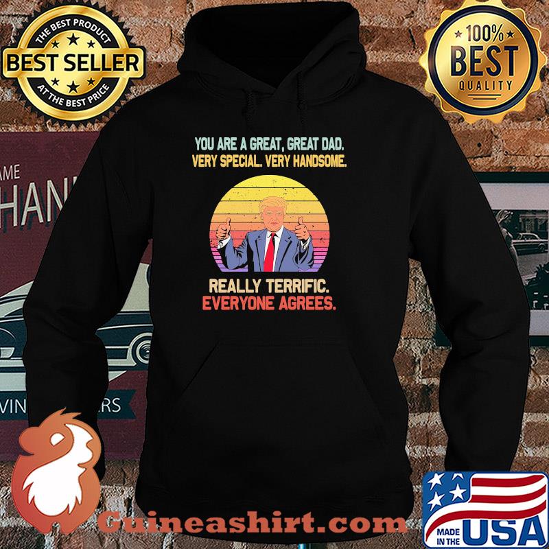 You are a great great dad very special very handsome Trump vintage s Hoodie