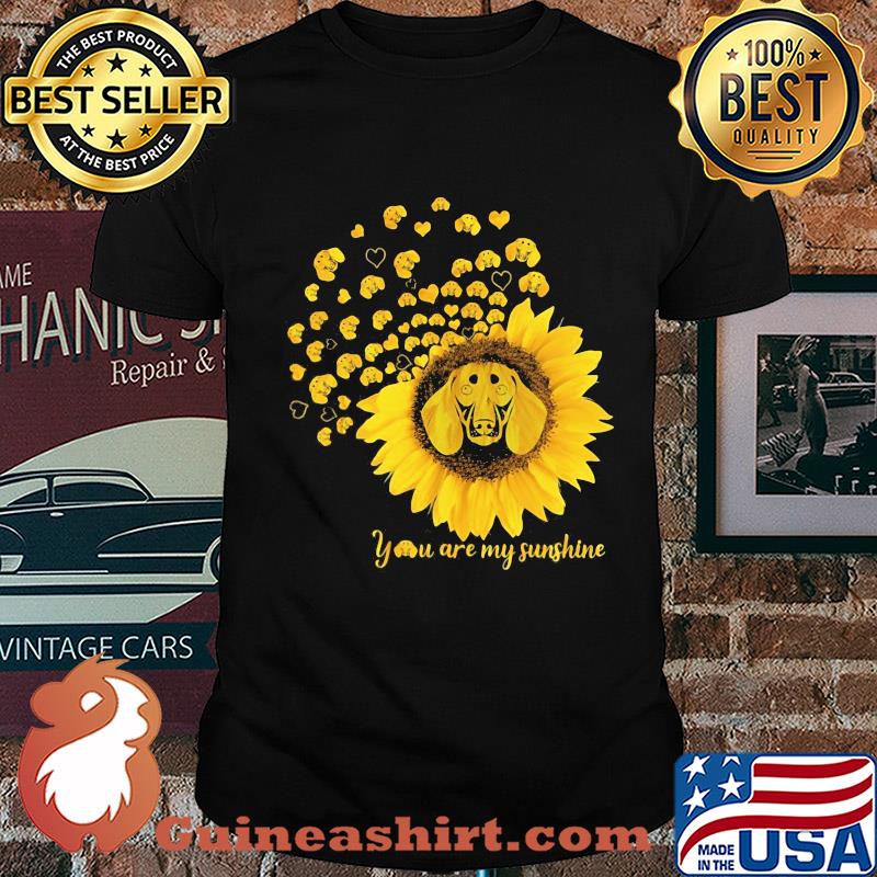 You are my sunshine sunflower dachshund shirt