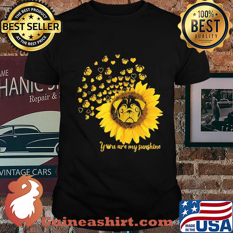 You are my sunshine sunflower pitbull shirt