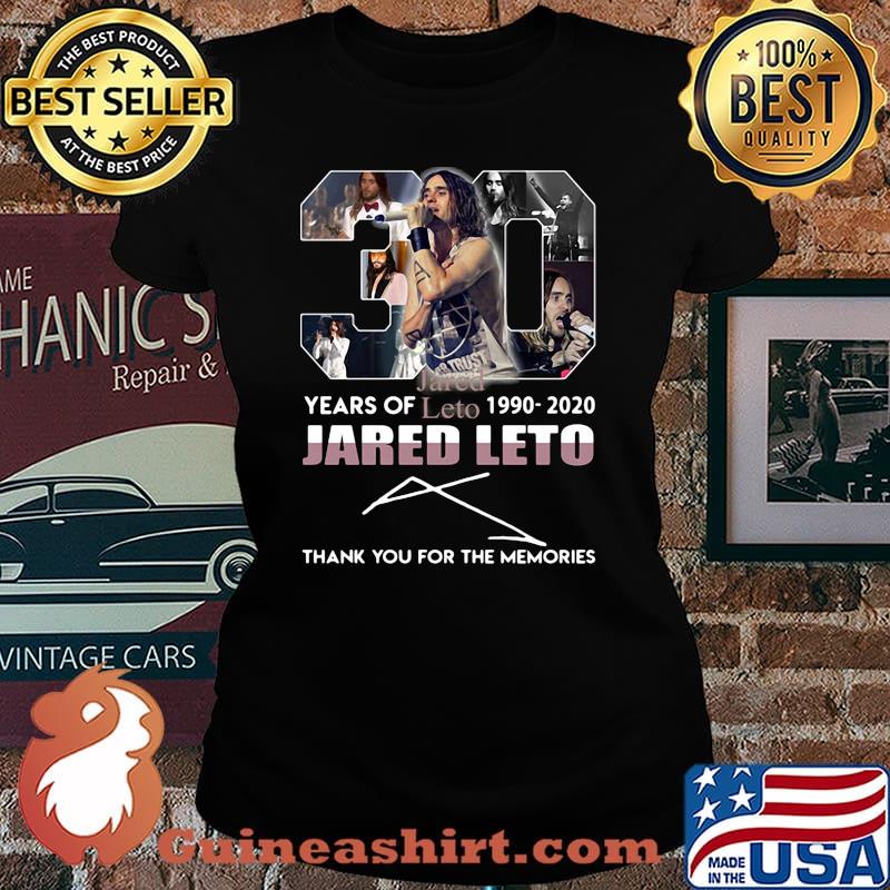 30 years of 1990 2020 jared leto thank you for the memories signature s Laides tee