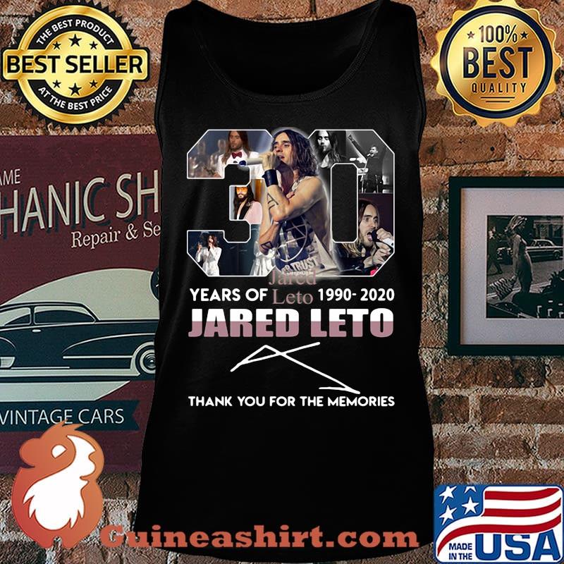 30 years of 1990 2020 jared leto thank you for the memories signature s Tank top