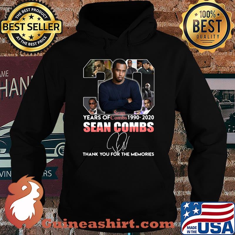 30 years of 1990 2020 sean combs thank you for the memories signature s Hoodie