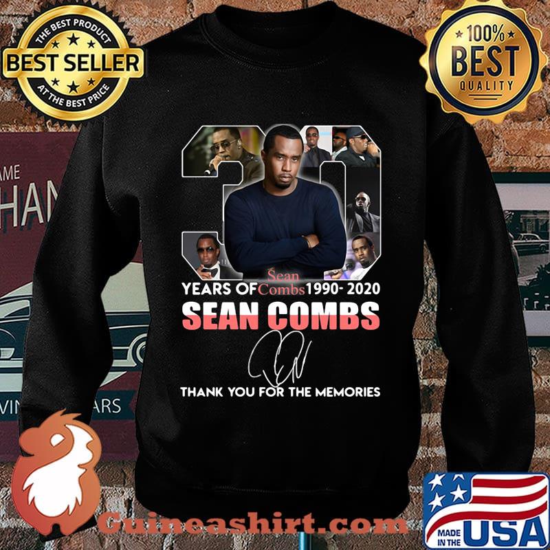 30 years of 1990 2020 sean combs thank you for the memories signature s Sweater
