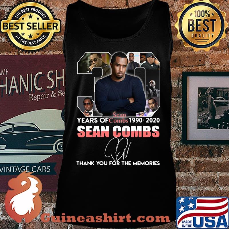 30 years of 1990 2020 sean combs thank you for the memories signature s Tank top