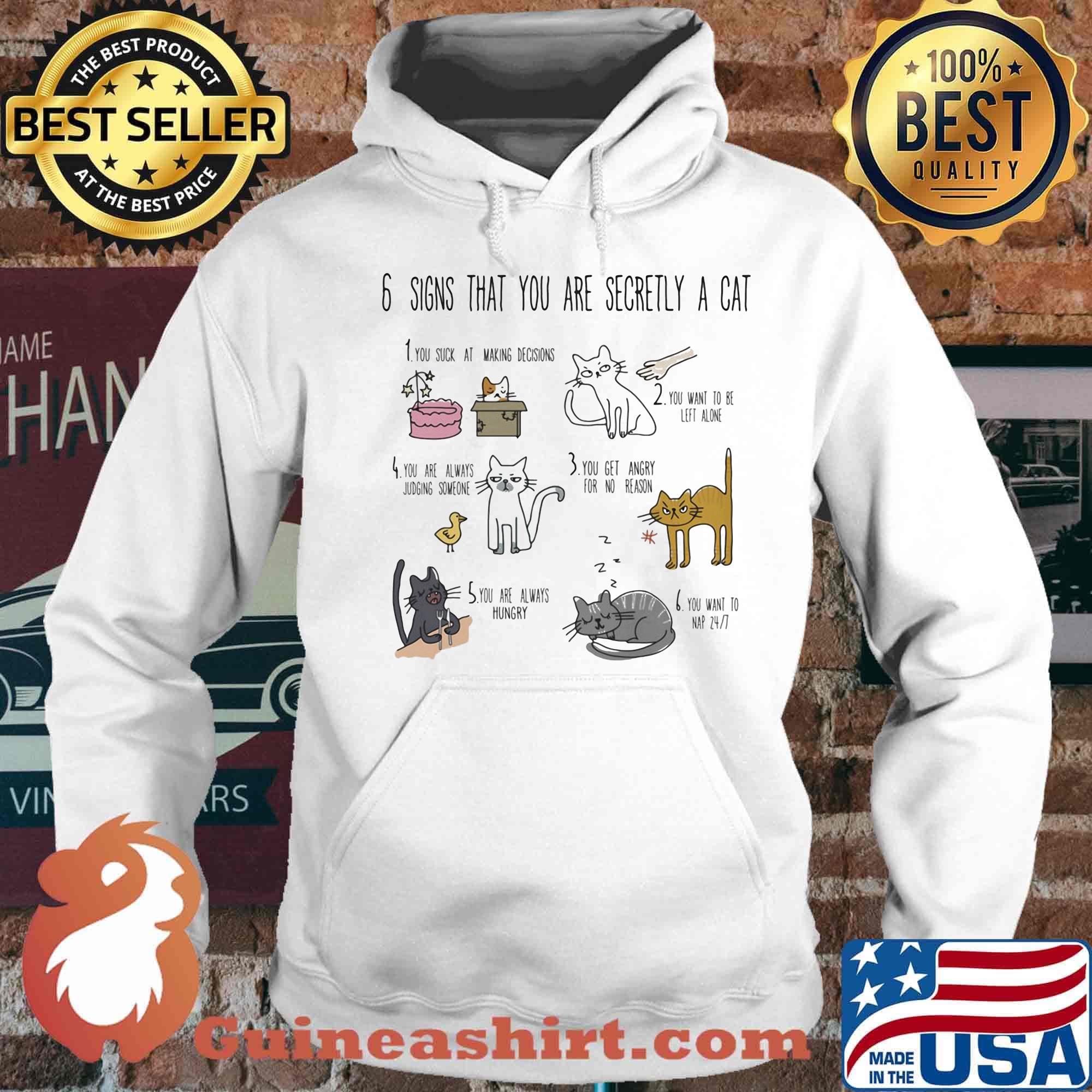 6 signs that you are secretly a cat s Hoodie
