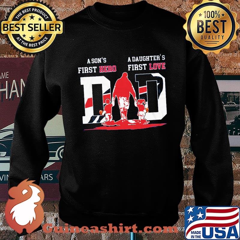 A son's first hero a daughter's first love dad buffalo bills happy father's day s Sweater