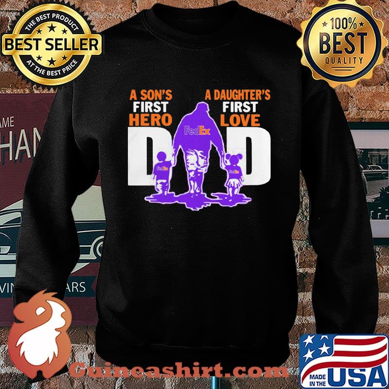 A son's first hero a daughter's first love dad fedex father's day s Sweater