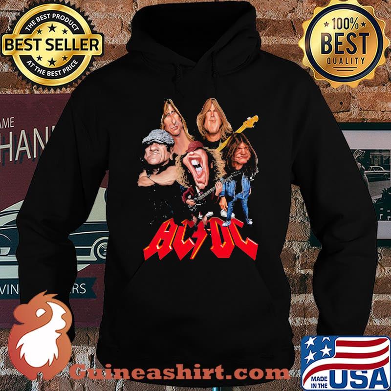 Acdc band members cartoon s Hoodie