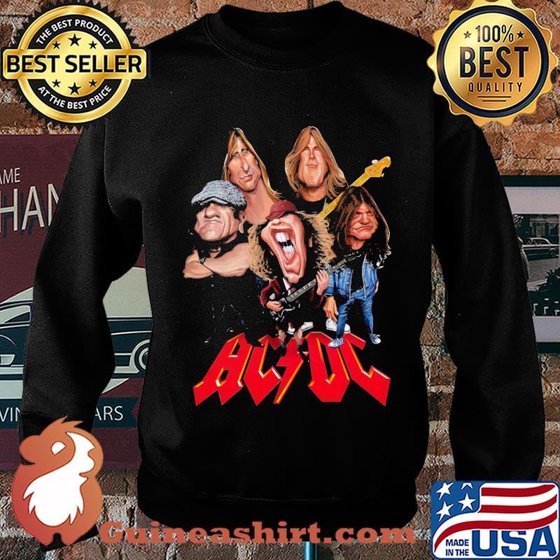Acdc band members cartoon s Sweater