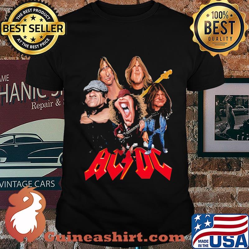 Acdc band members cartoon s Unisex