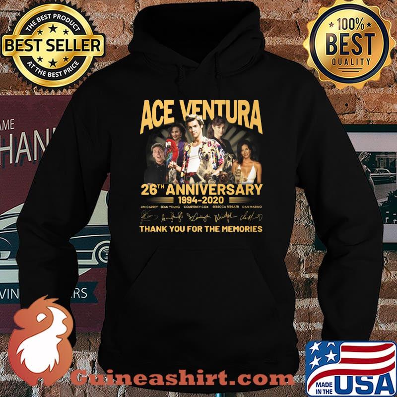 Ace venture 26th anniversary 1994 2020 thank you for the memories signatures s Hoodie