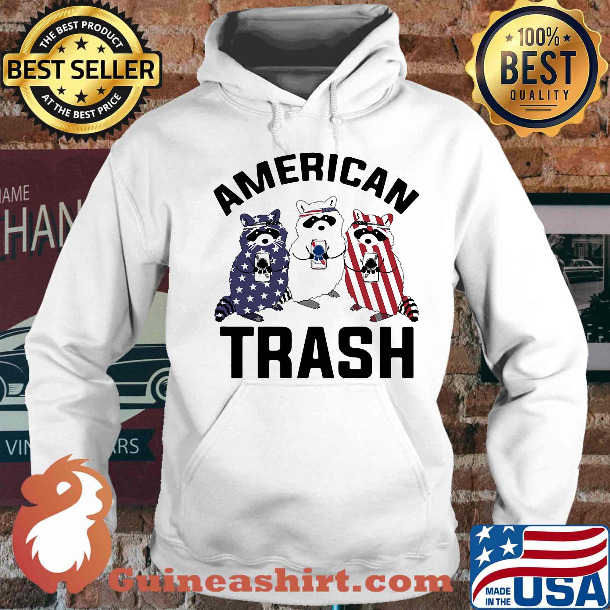 American Trash Racoon Independence Day Shirt Hoodie