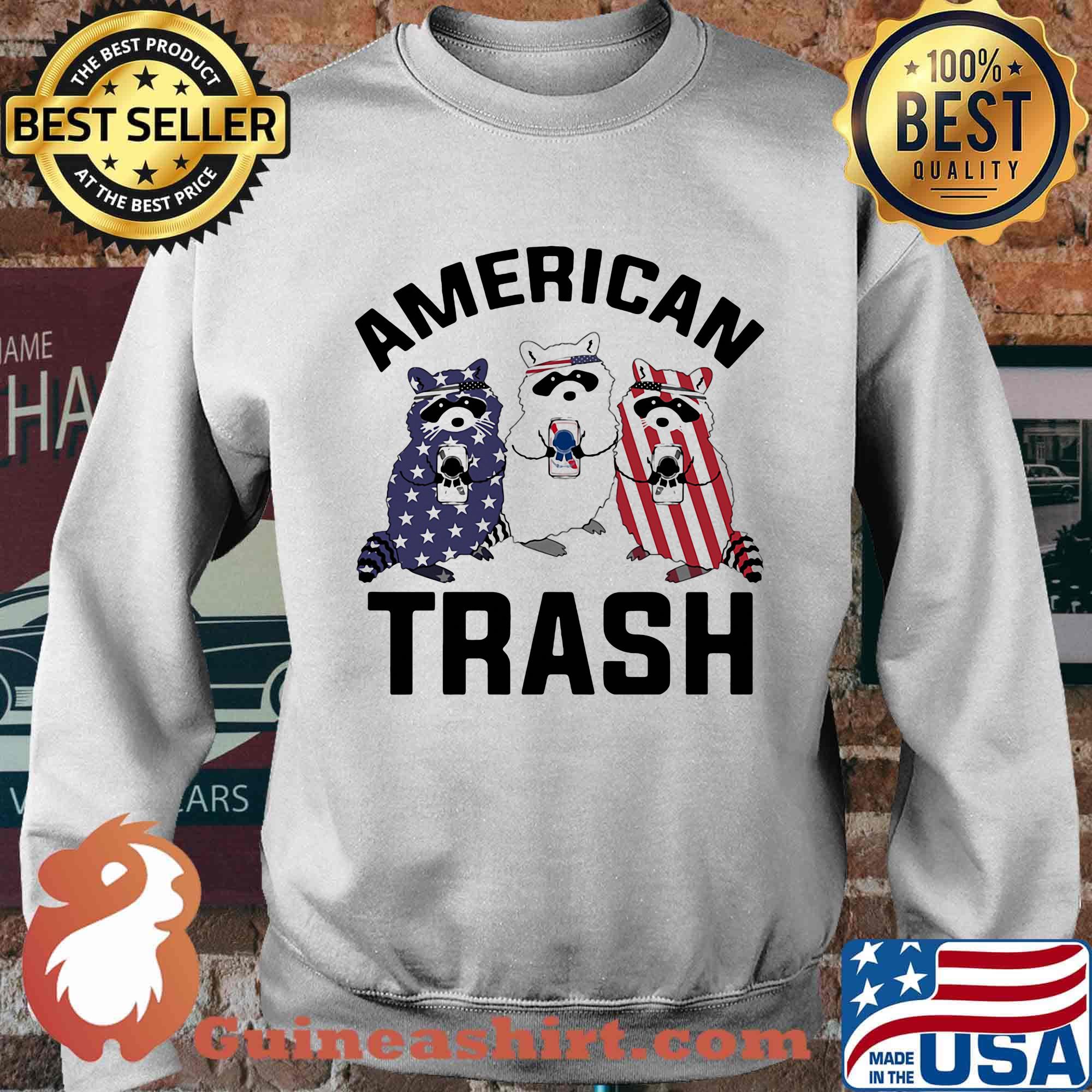 American Trash Racoon Independence Day Shirt Sweater