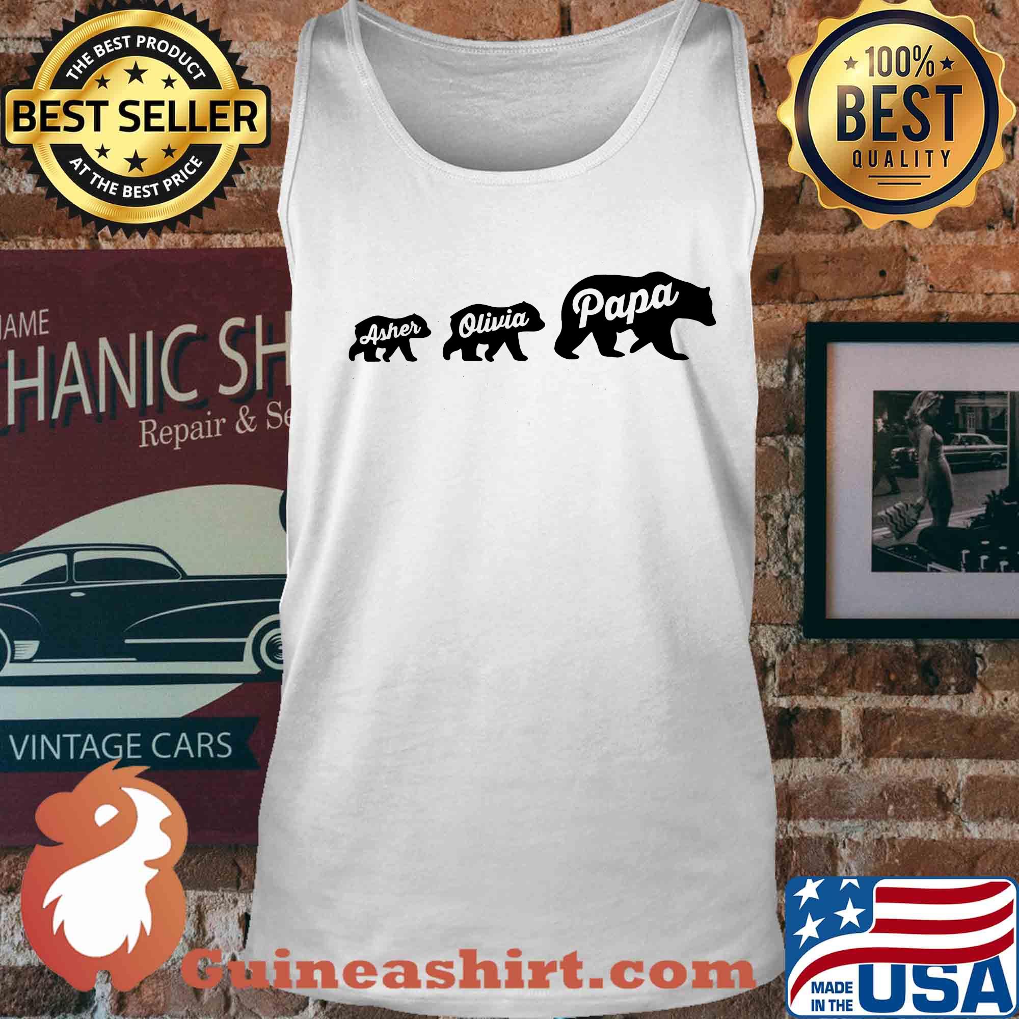 Ashes olivia papa bear happy father's day s Tank top