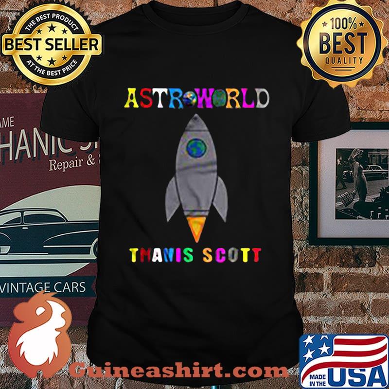 Astroworld Travis Scott Rocket Poster Version shirt