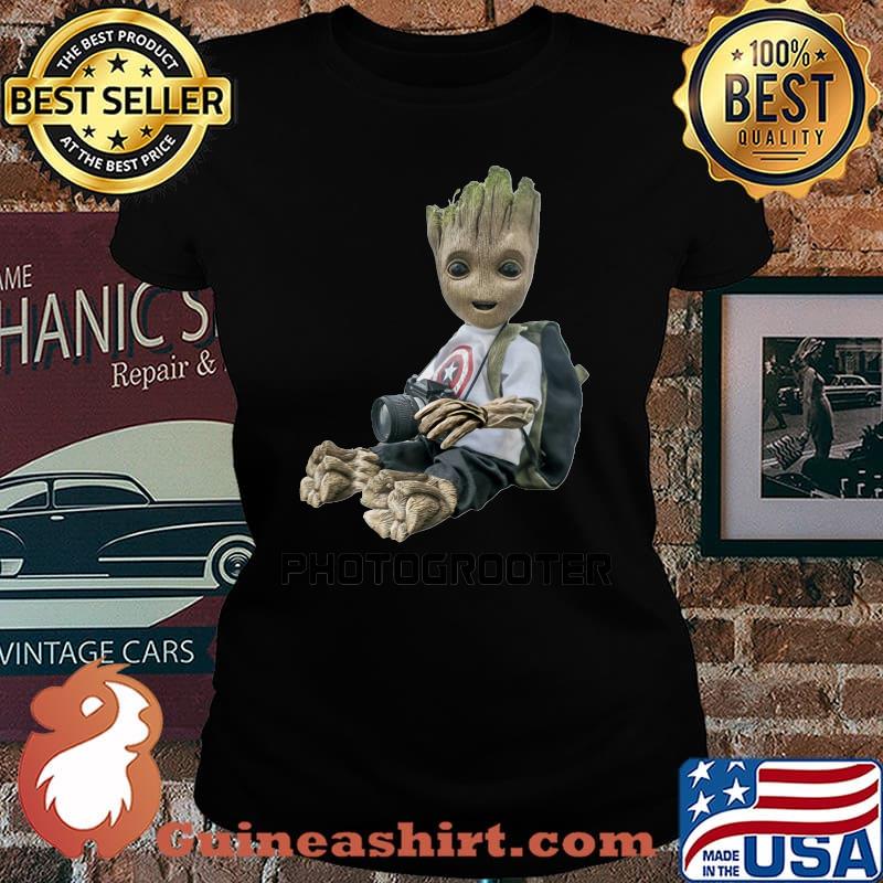Baby groot photography captain america shirt