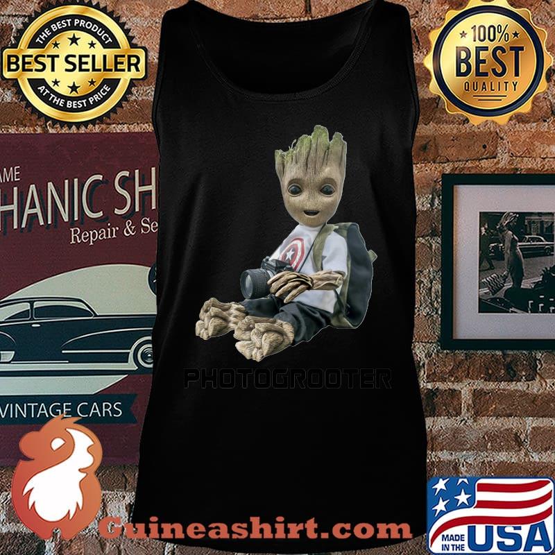 Baby groot photography captain america s Tank top