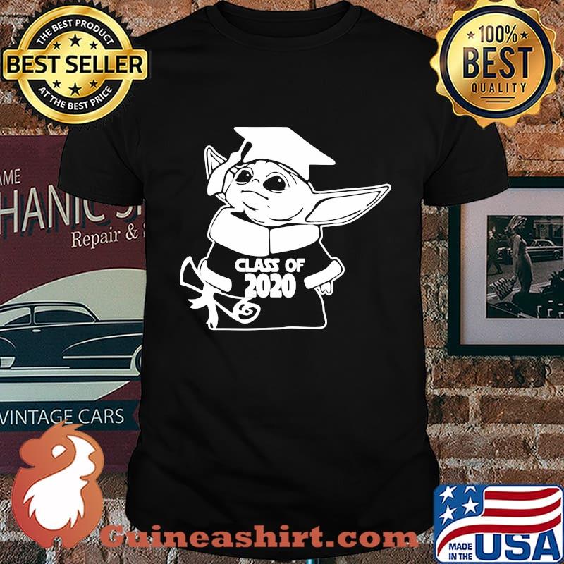 Baby yoda graduate class of 2020 shirt