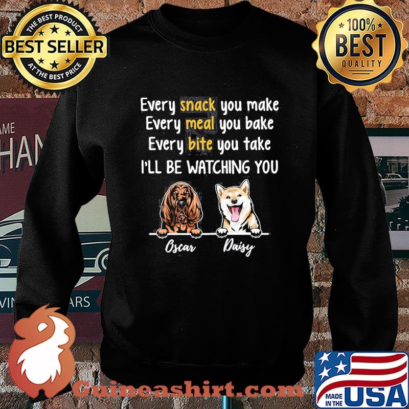 Basset and corgi every snack you make every meal you bake every bite you take i'll be watching you oscar daisy s Sweater