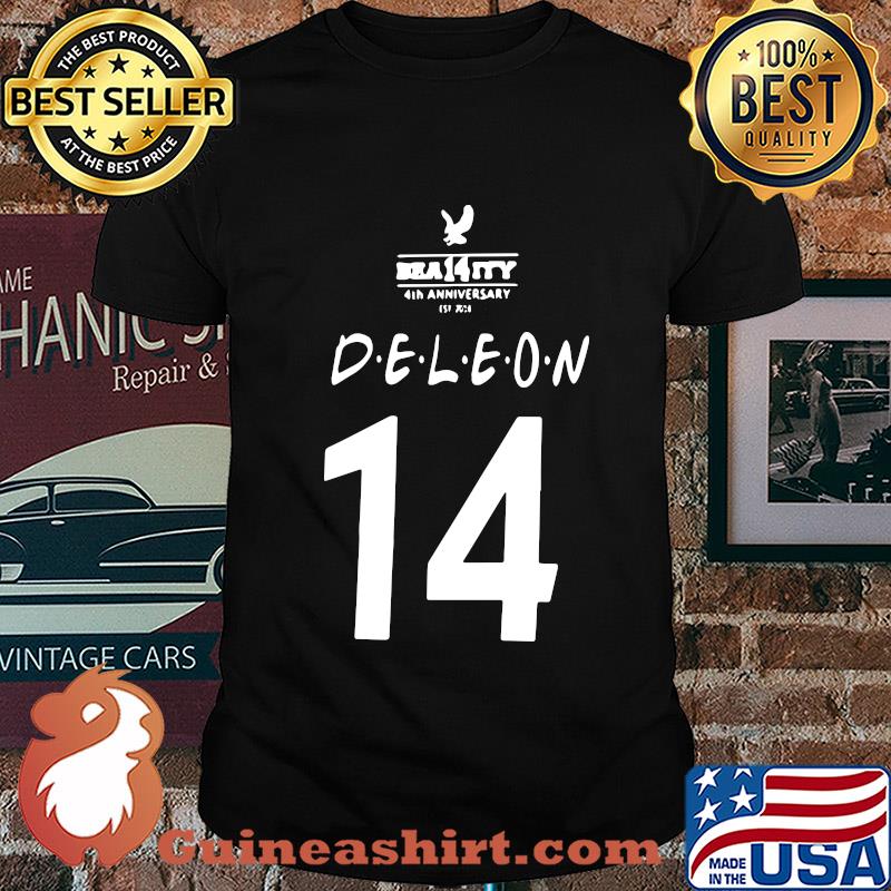 Bea14ity 4th anniversary deleon 14 champion shirt