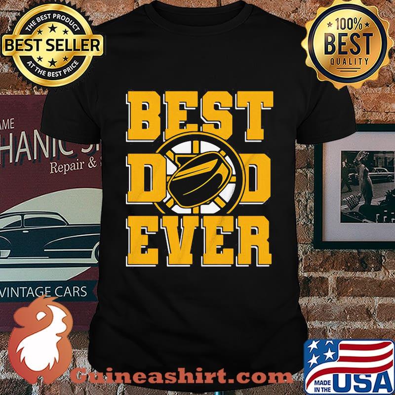 Best dad ever boston ice hockey dad happy father's day shirt