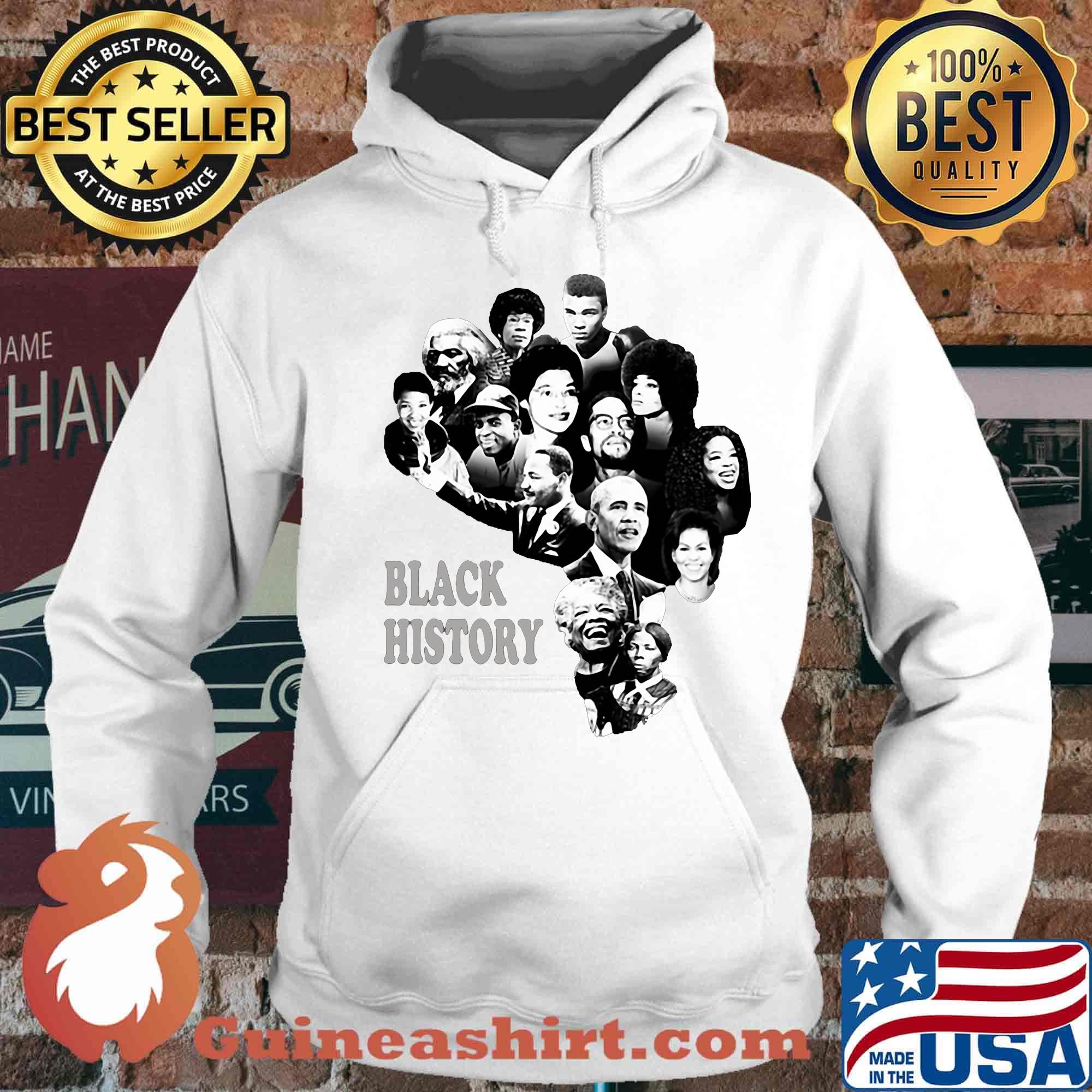 Black history america map black lives matter s Hoodie