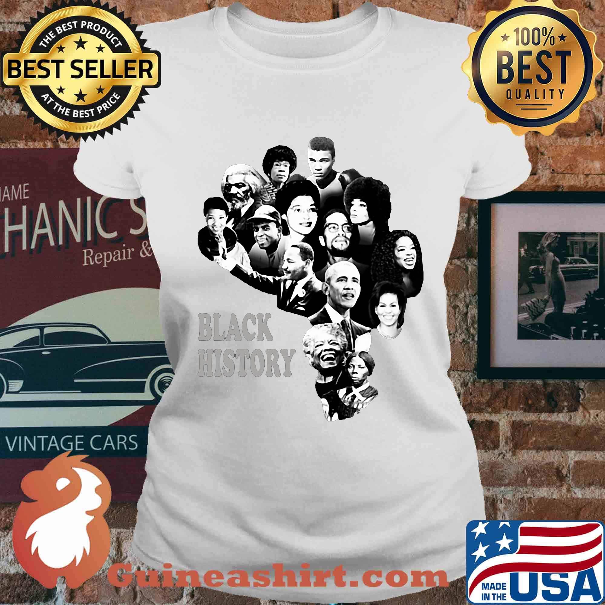 Black history america map black lives matter s Ladies tee